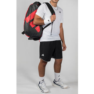 Adidas RacketBag Multigame 2026 Black/Red Padel Bag by Ale Galán