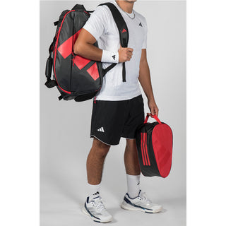 Adidas RacketBag Multigame 2026 Black/Red Padel Bag by Ale Galán