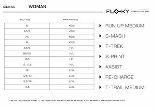 Floky S-MASH 3D Padel Sock White (Enhanced Stability & Support)